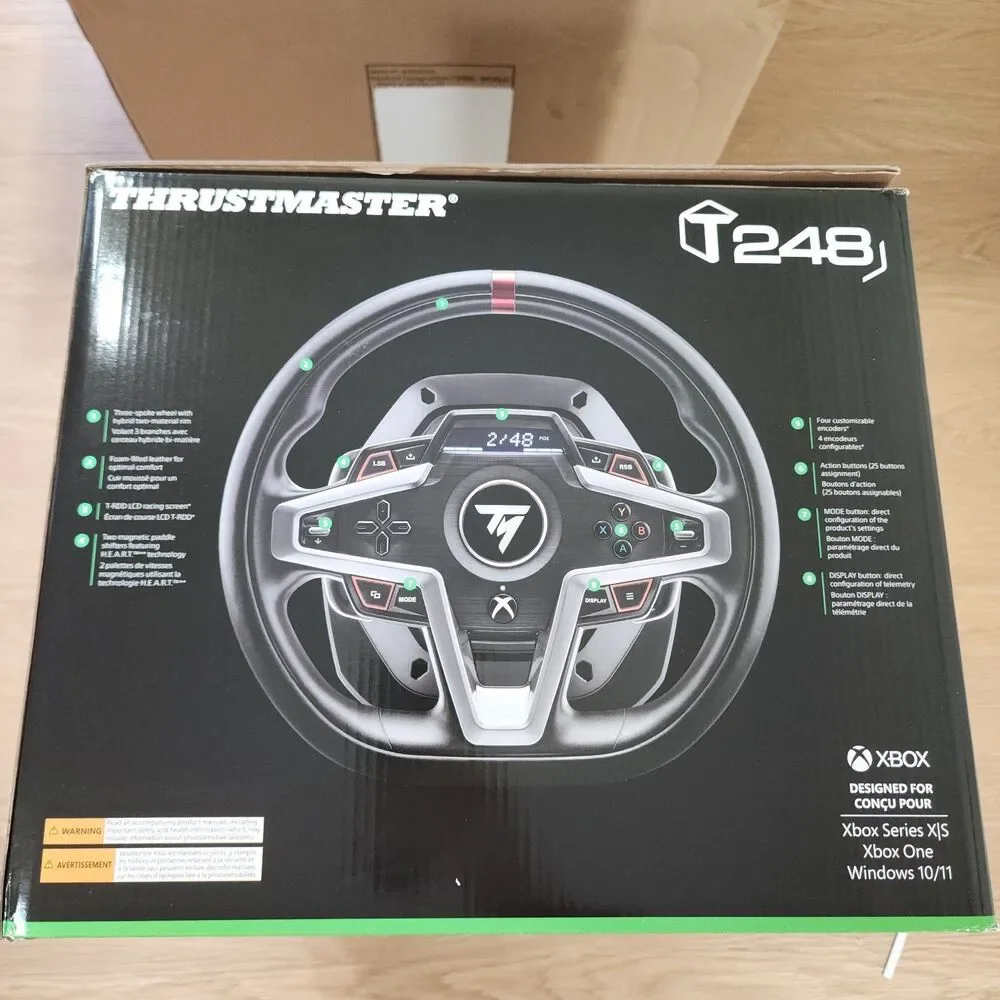 Thrustmaster T248 Racing Wheel & Pedals - Black